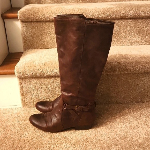 Kim Rogers Women's "Temira" Brown Knee-length Boots Size 9 - Picture 1 of 10